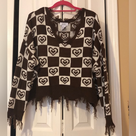 NWOT Just Polly NY Sweater - Picture 1 of 4